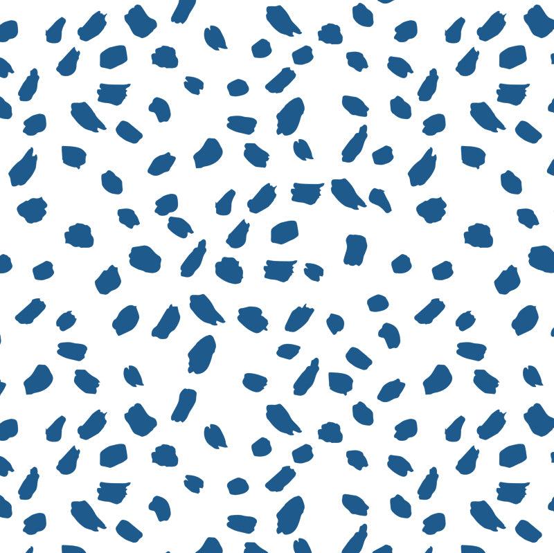 Dalmatian Blue Happy Wallpaper Indigo Design Company