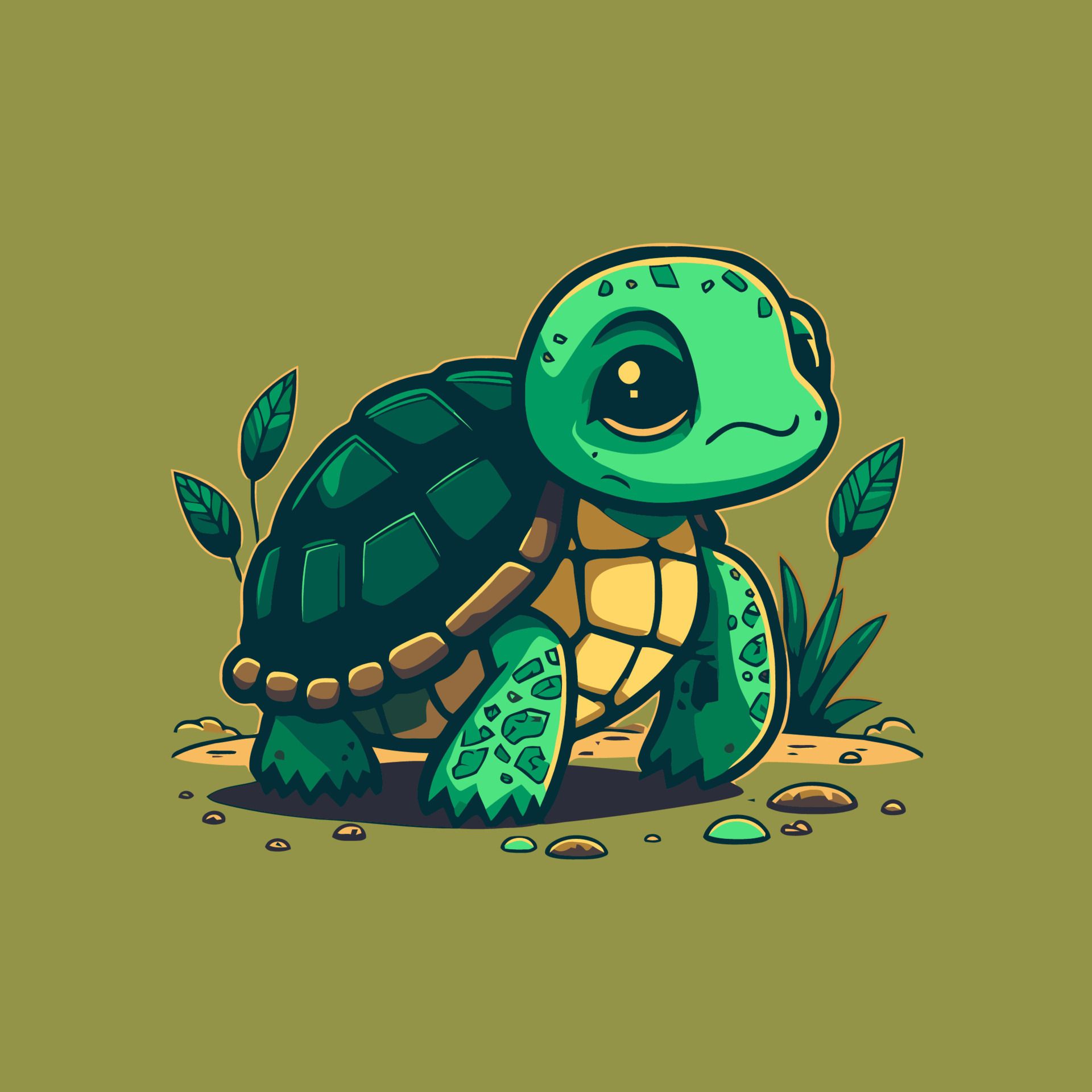 Cute Turtle Wallpaper