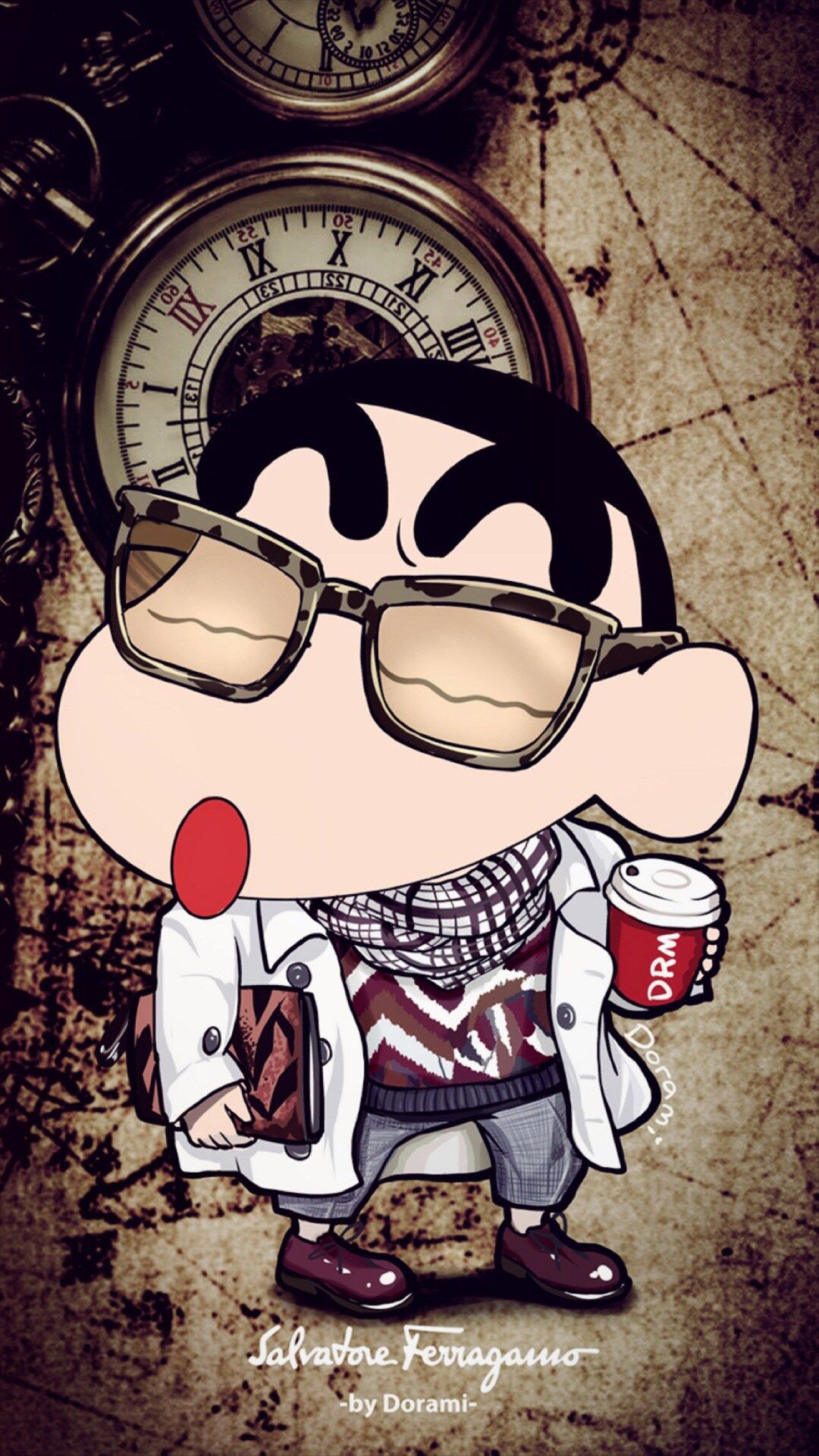 Crayon Shin Chan Cute Cartoon iPhone Wallpaper Sinchan HD