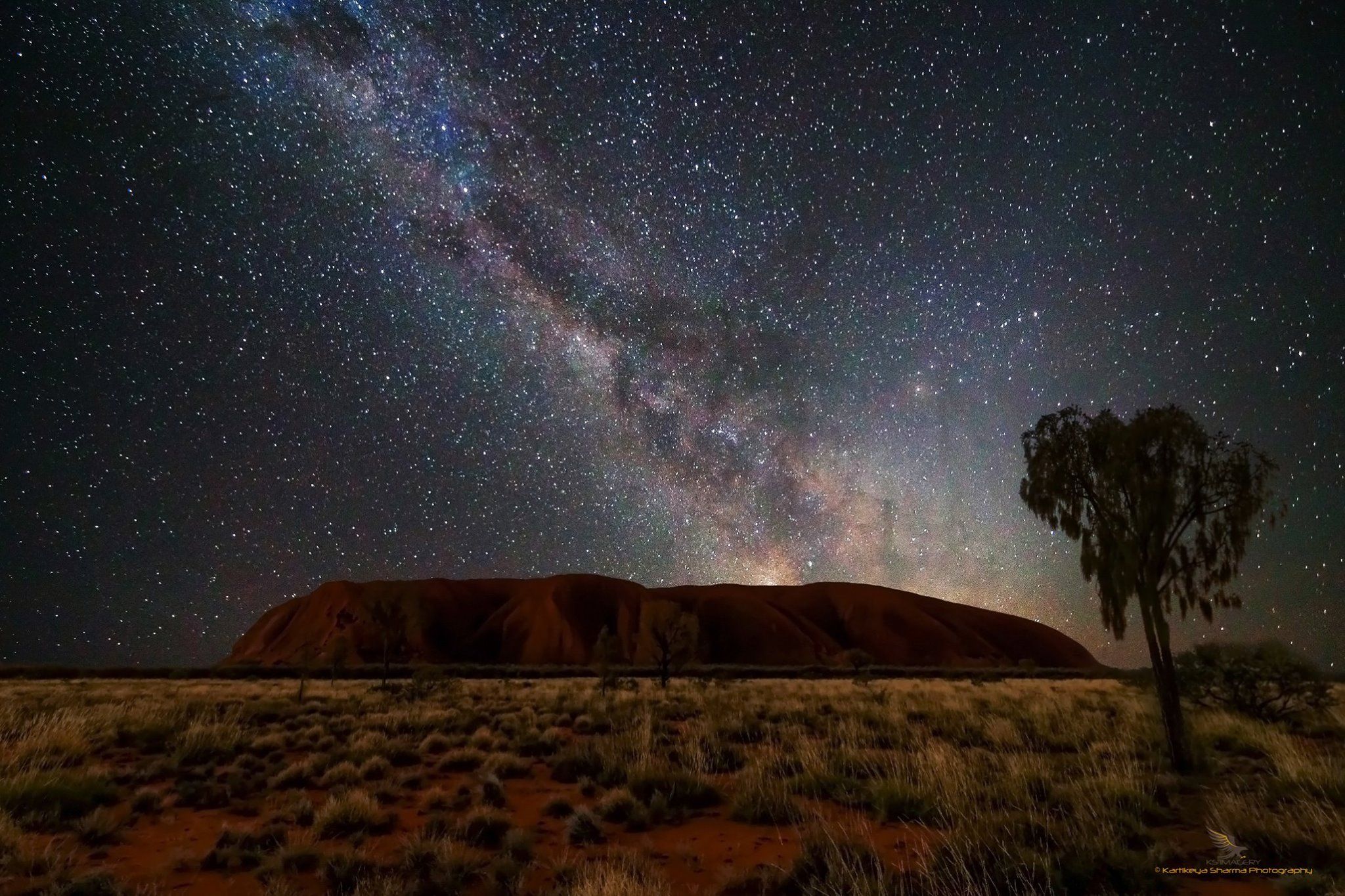 Night Sky At Uluru By Kartikeya Sharma Stargazing Cool Places