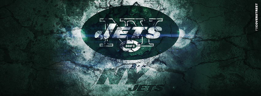 New York Jets Grunged Logo Cover
