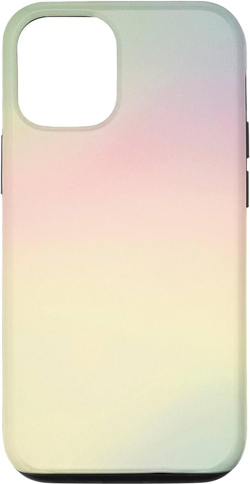 Amazon iPhone Pro Rainbow Pastel Watercolor Abstract