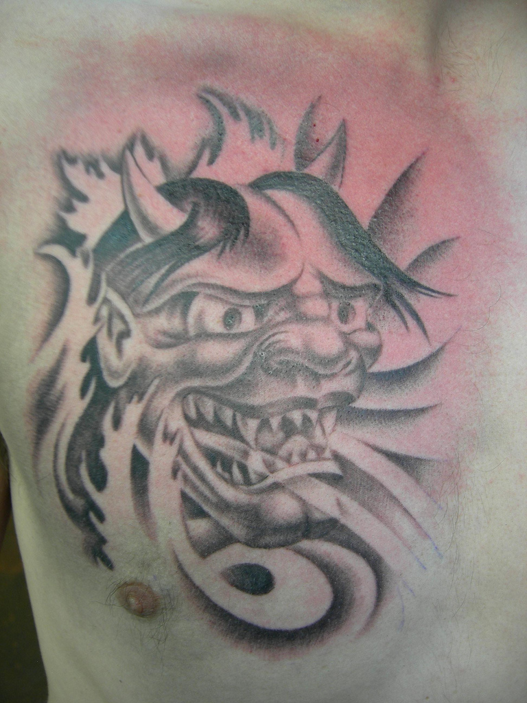 Oni Mask Tattoo By Hylland1