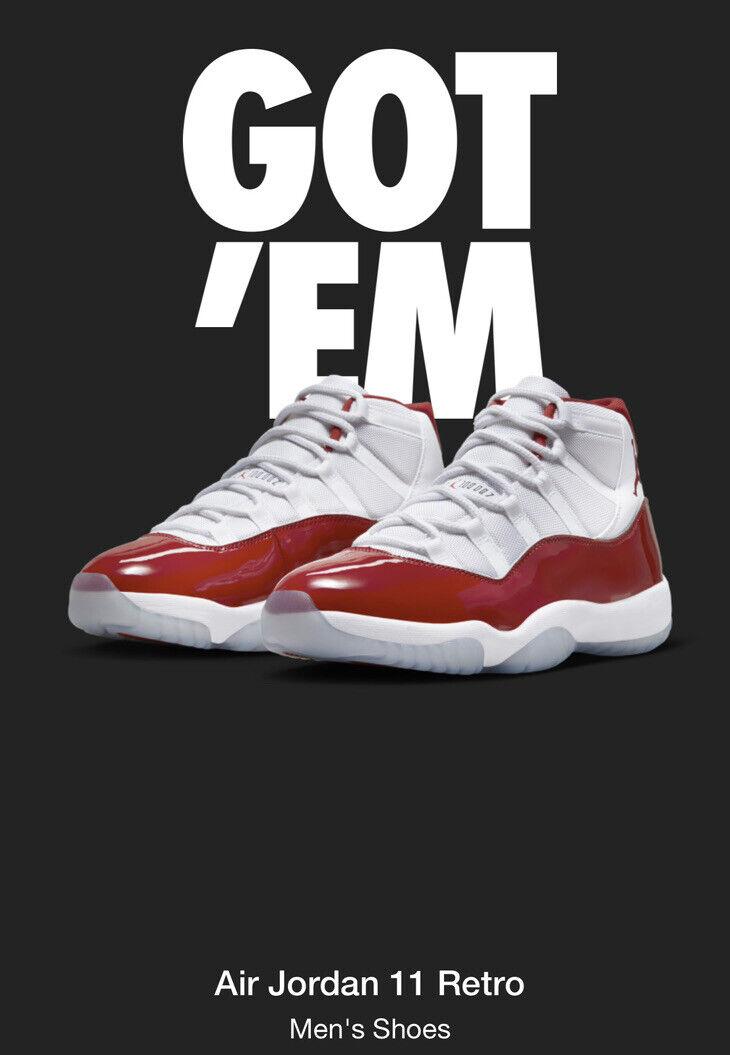 Air Jordan Retro Cherry Red Size Mens In Hand