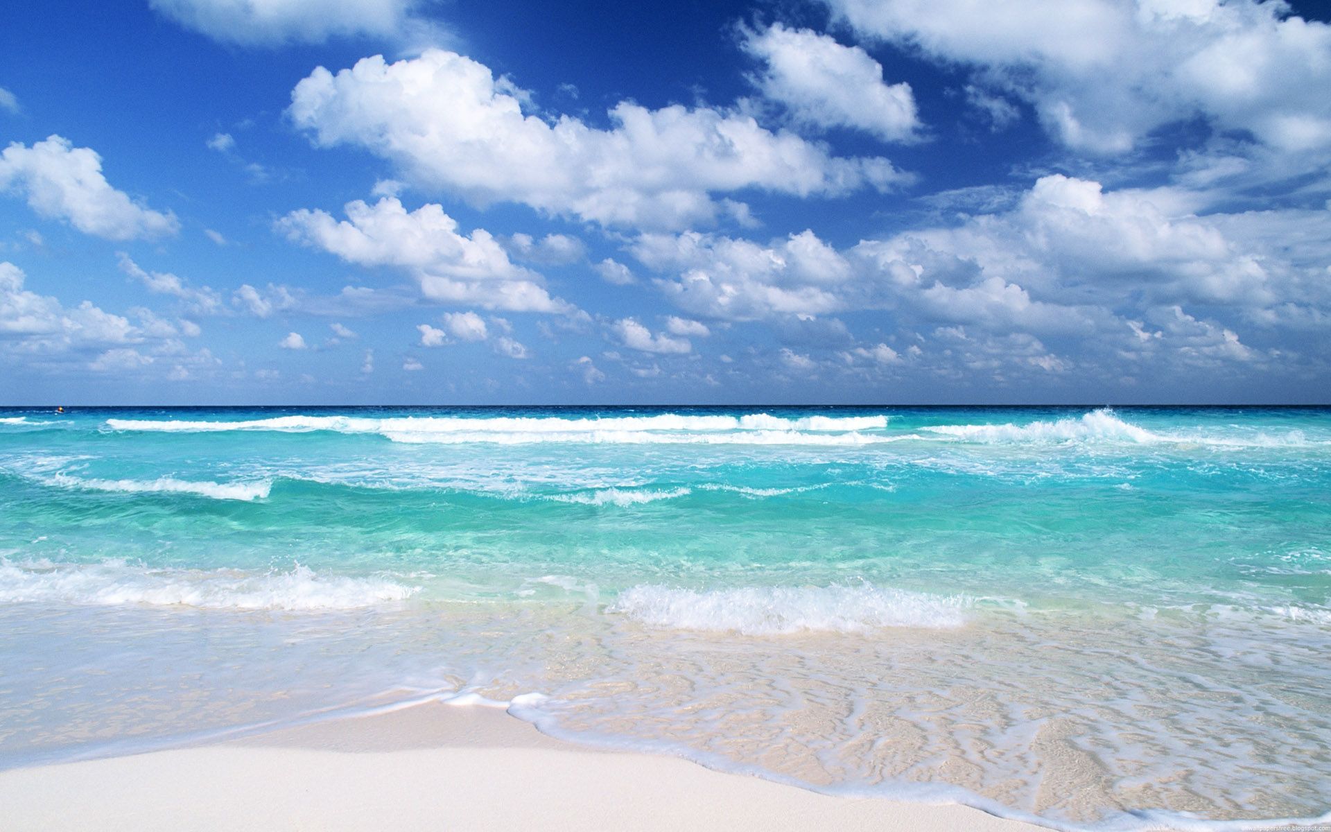 Gallery For gt Beautiful Beach Sky Backgrounds 1920x1200