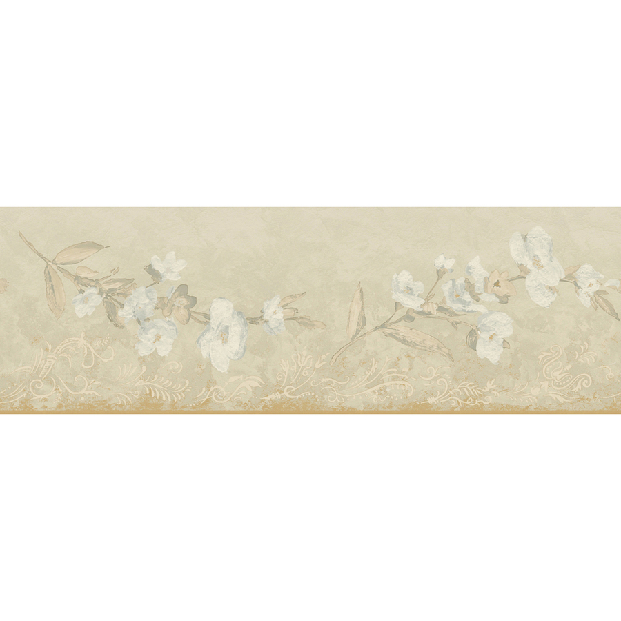 Free download Transitional Blossom Prepasted Wallpaper Border at