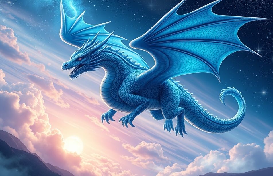 Blue Dragon Wallpaper Hd