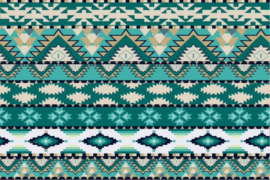 Colorful Geometric Ethnic Pattern Oriental Western Aztec Tribal Traditional  Seamless Pattern Stock Illustration  Download Image Now  iStock