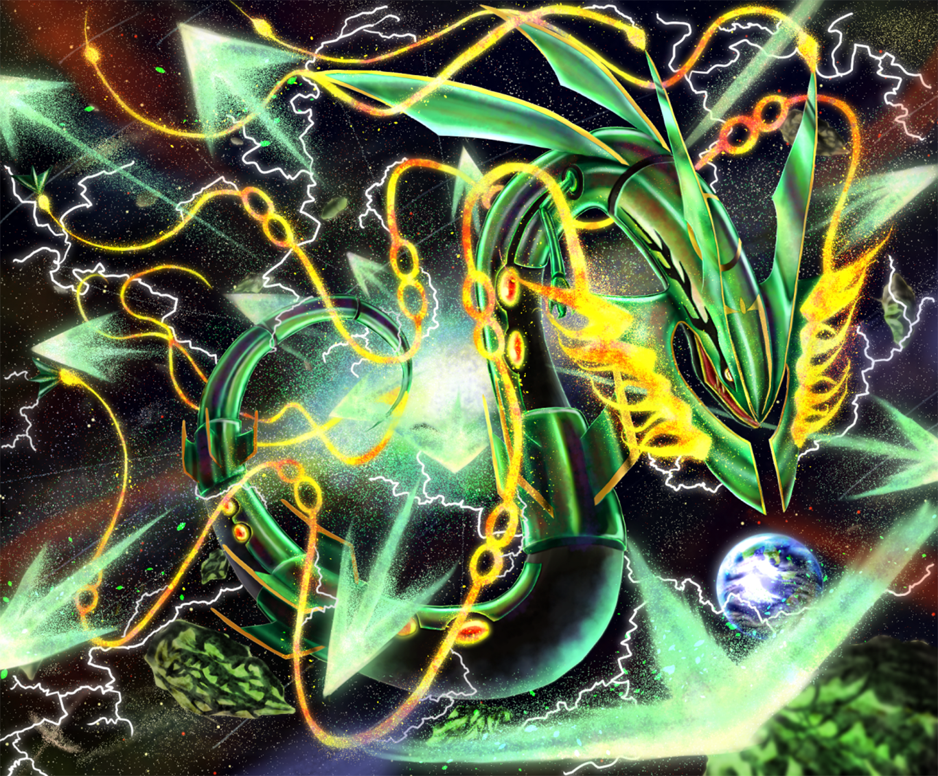 Pokemon Rayquaza Wallpaper Image