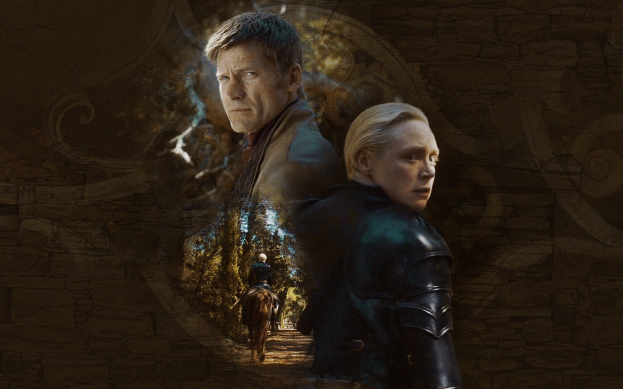 Jaime Lannister Brienne Of Tarth Game Thrones Wallpaper