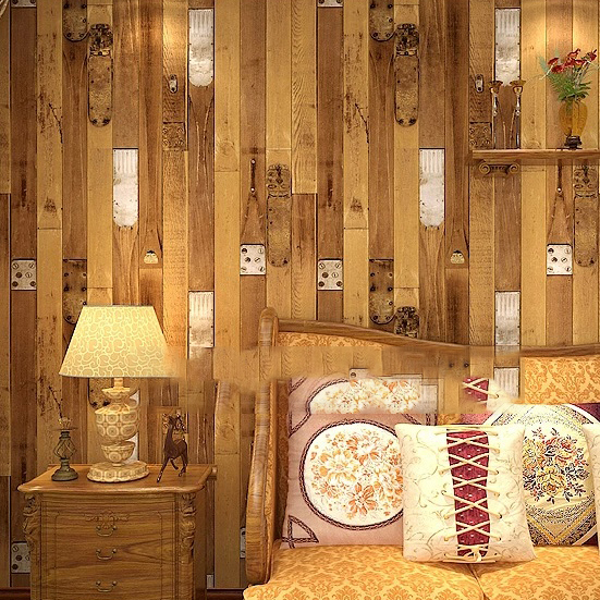 Popular Faux Wood Wallpaper From China Best Selling