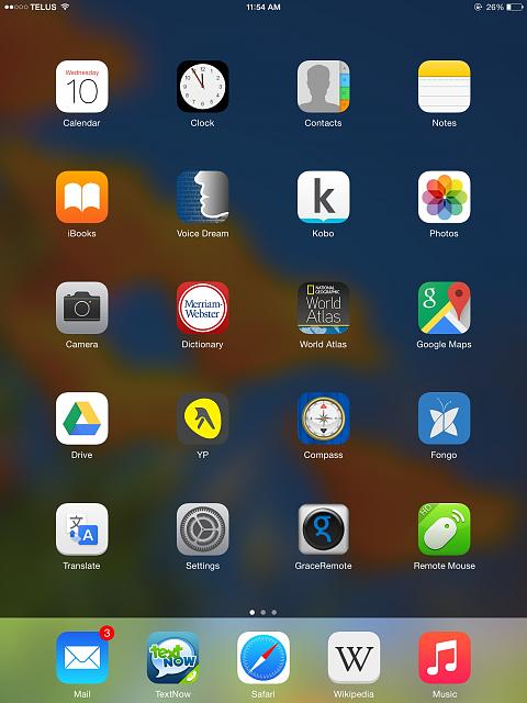 Why Is Background Wallpaper On My iPad Suddenly Dark And Blurry Image