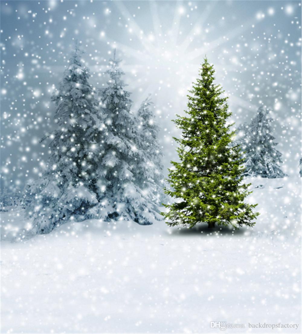 Sparkling Snowflakes Winter Background For Photo Studio Thick