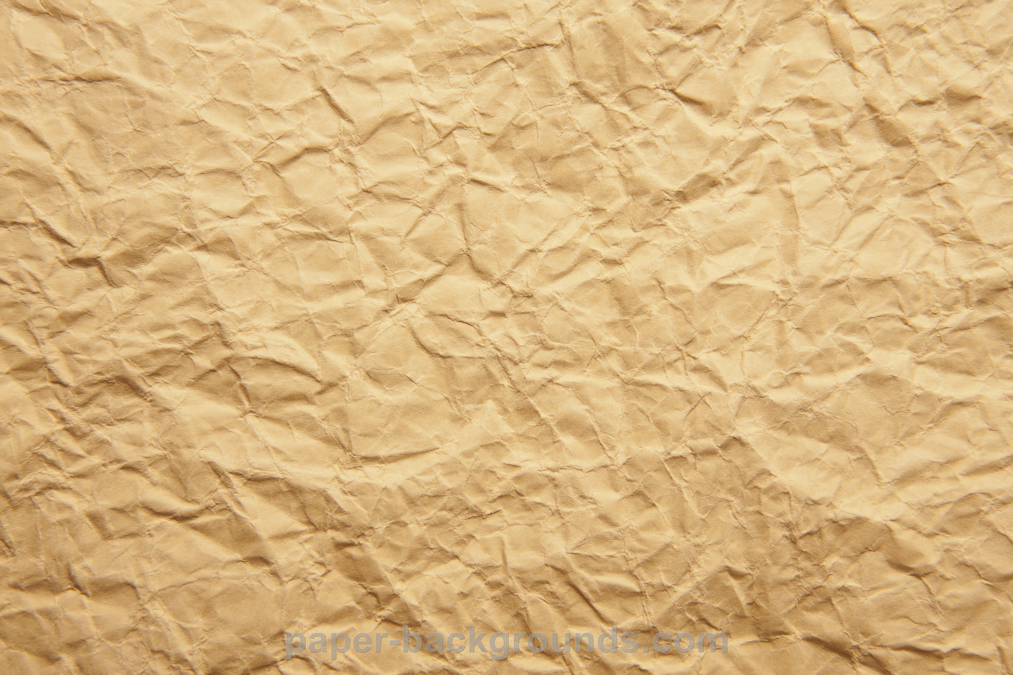 Crumpled Brown Paper Texture High