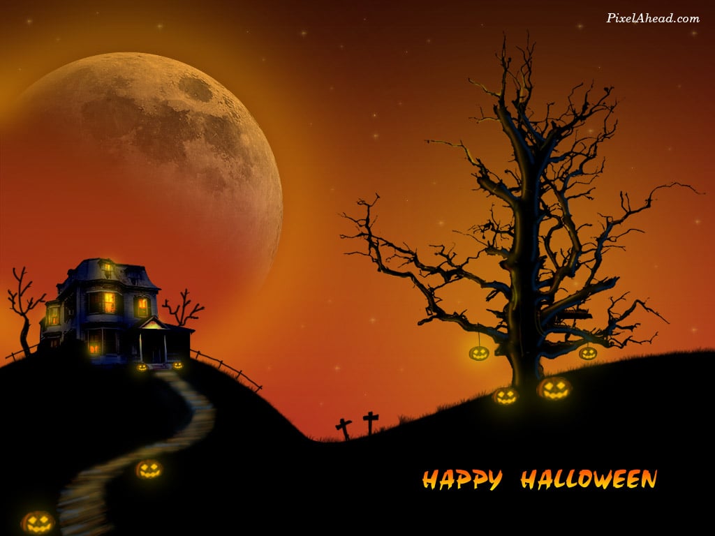 Free Download Halloween Wallpapers 2011 to Welcome the Ghost Festival 1024x768