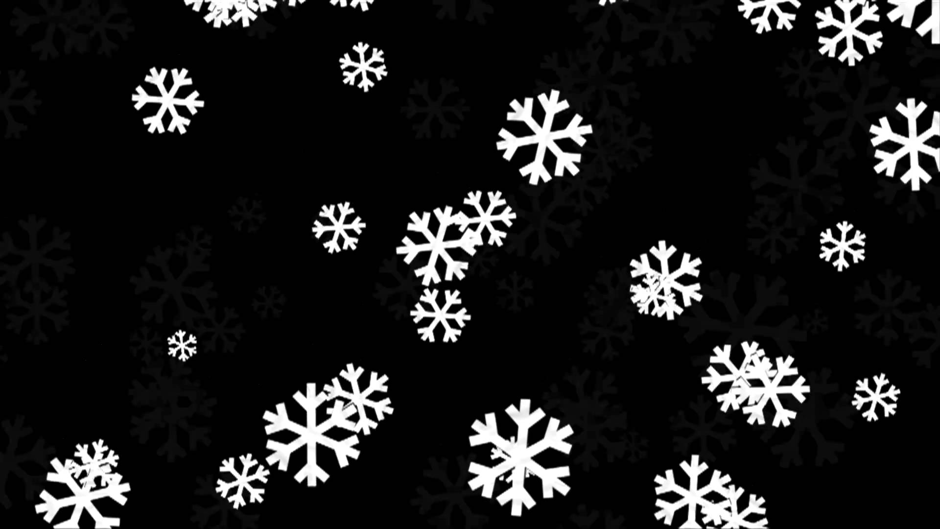 Motion Background Christmas Snow Flake HD