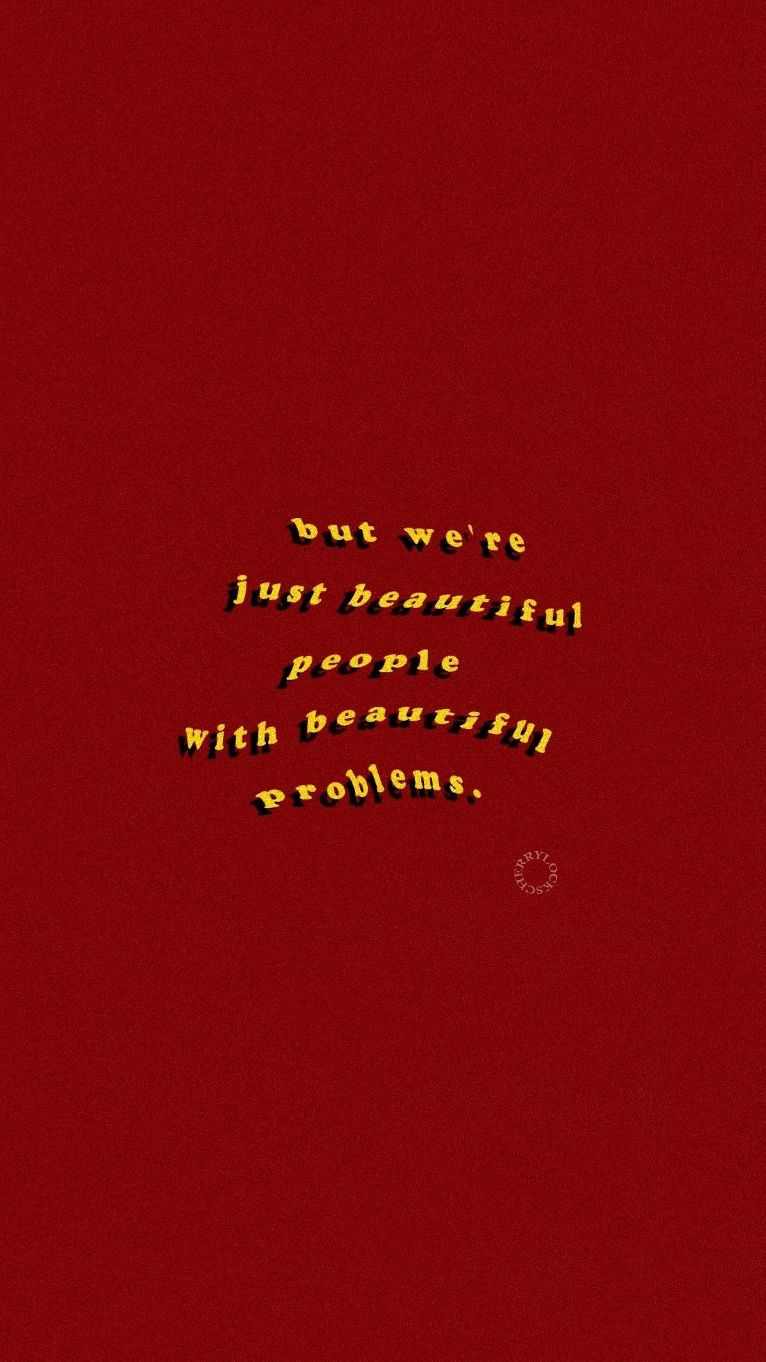 Lockscreen Red aesthetic Words to live by in 2019 Red