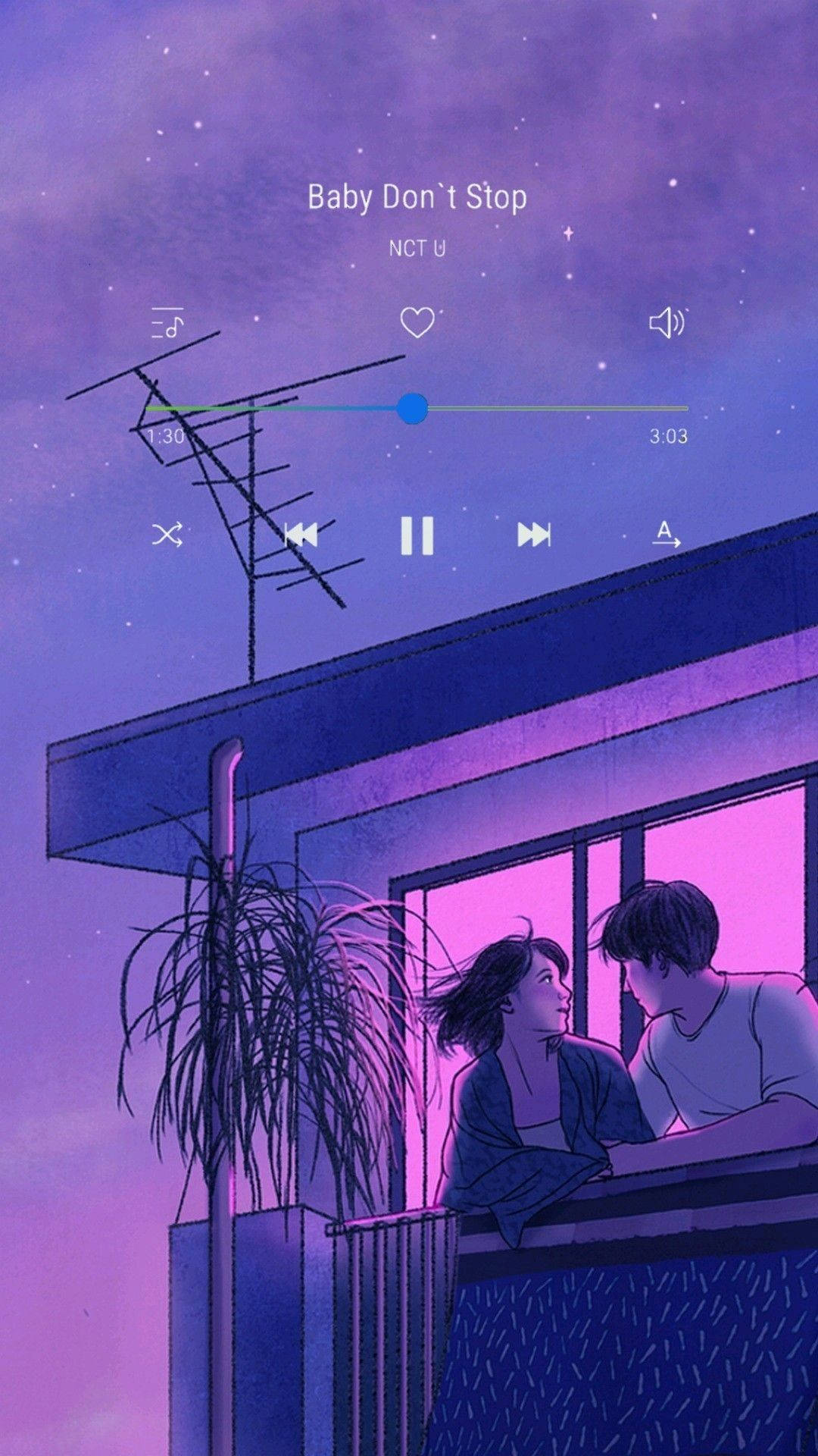Purple Aesthetic Phone Wallpaper