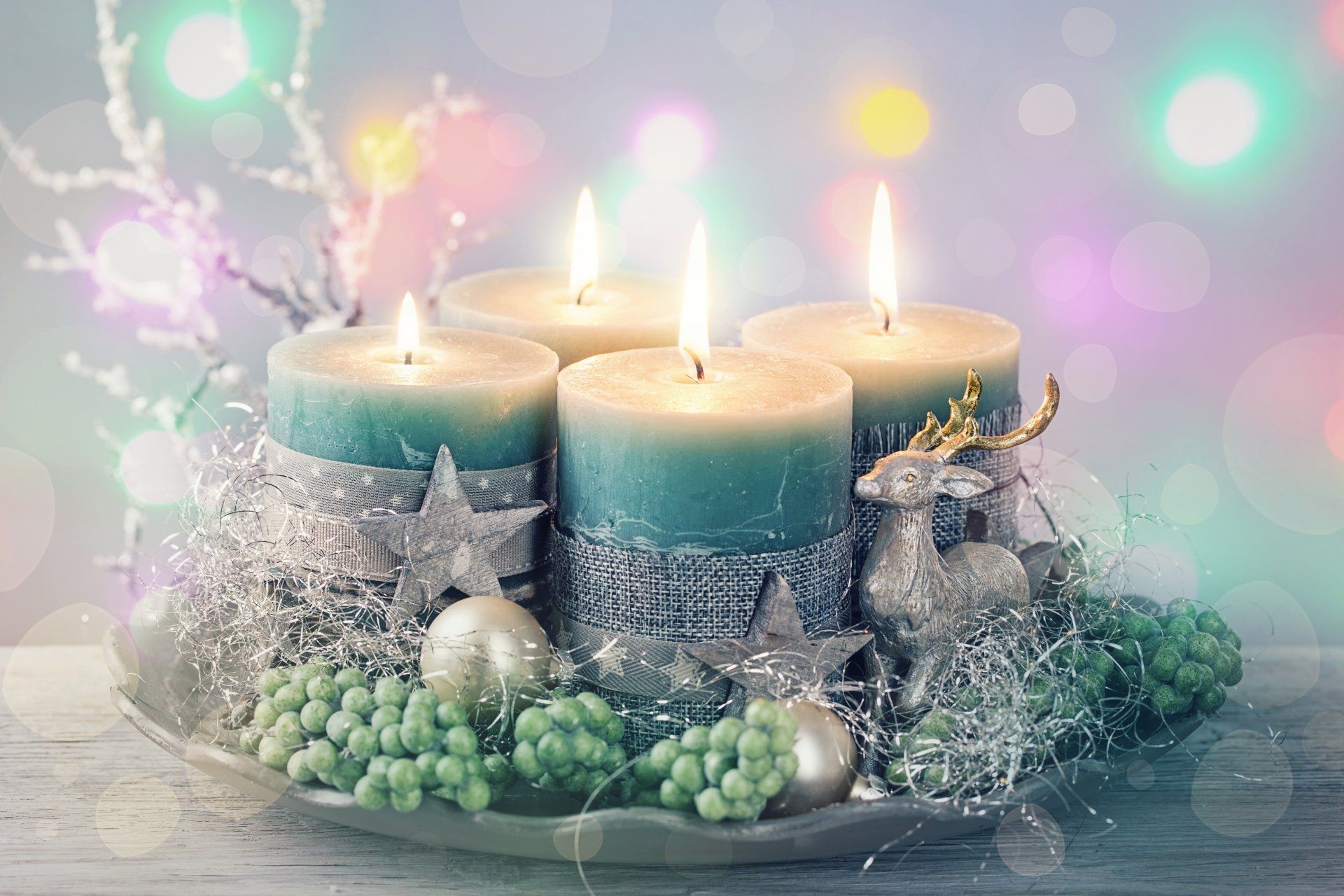 Christmas Candle Wallpaper