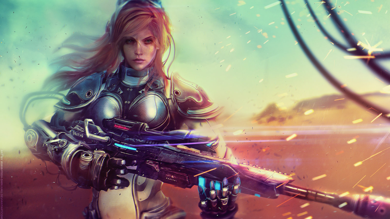 Nova Starcraft Ii Wallpaper Art By Eddy Shinjuku