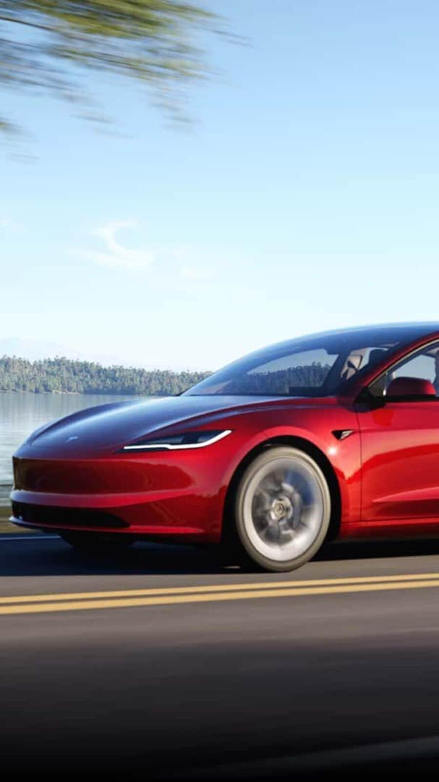 New Tesla Model Gets Chiselled Design And Km Range Ht Auto