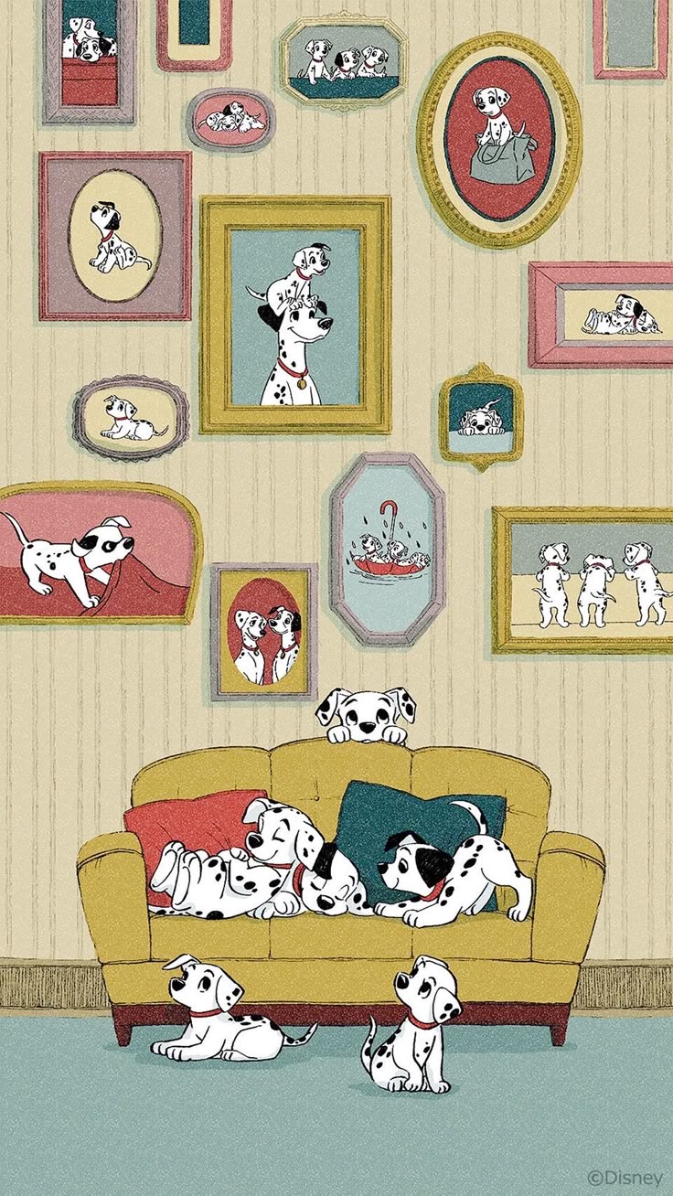 Mk6662r1 On Dalmatians Wallpaper