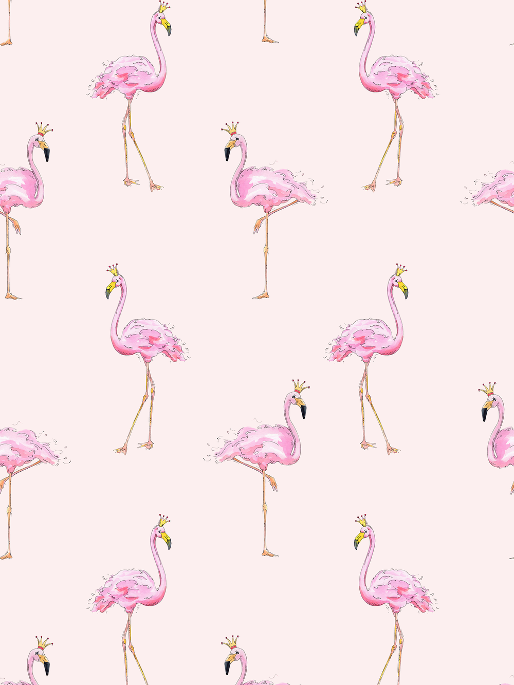 Princess Flamingo Pink Grateful Design Co