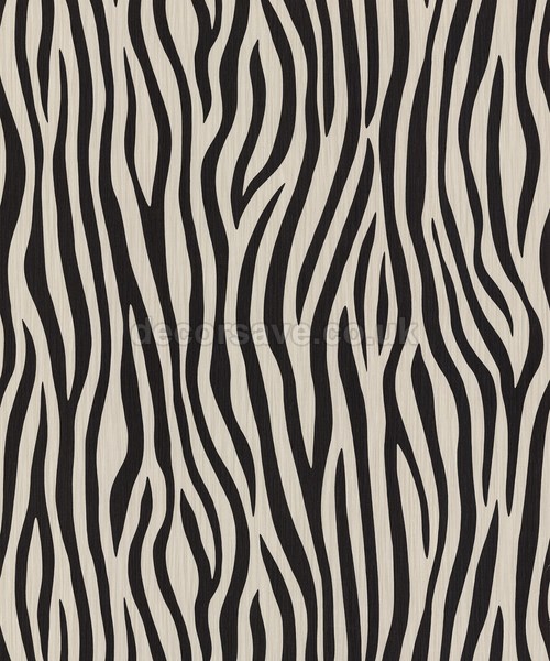 Muriva Zebra Wallpaper Feature Wall Animal Print Textured