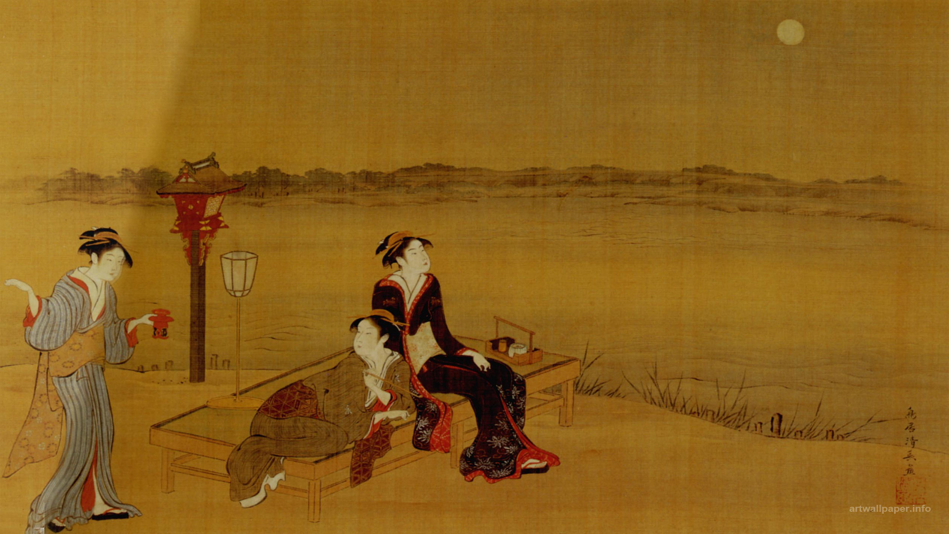 Japanese Art Wallpapers Prints Traditional painting of Japan
