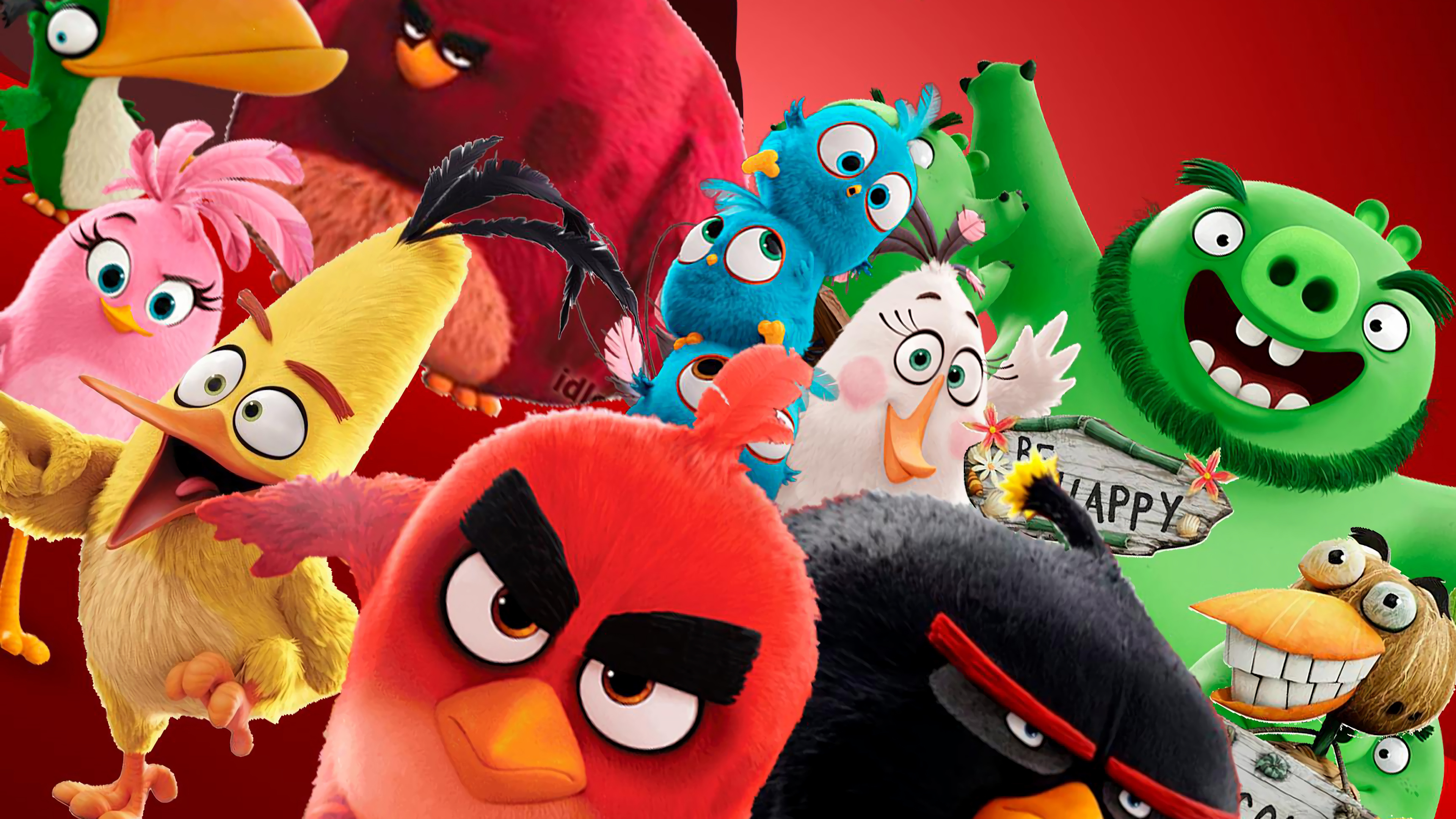 Angry Birds Movie Characters K Wallpaper