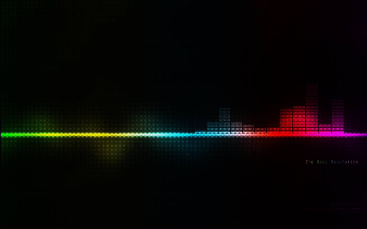 Awesome Glow Bar Wallpaper Pc Desktop Cool
