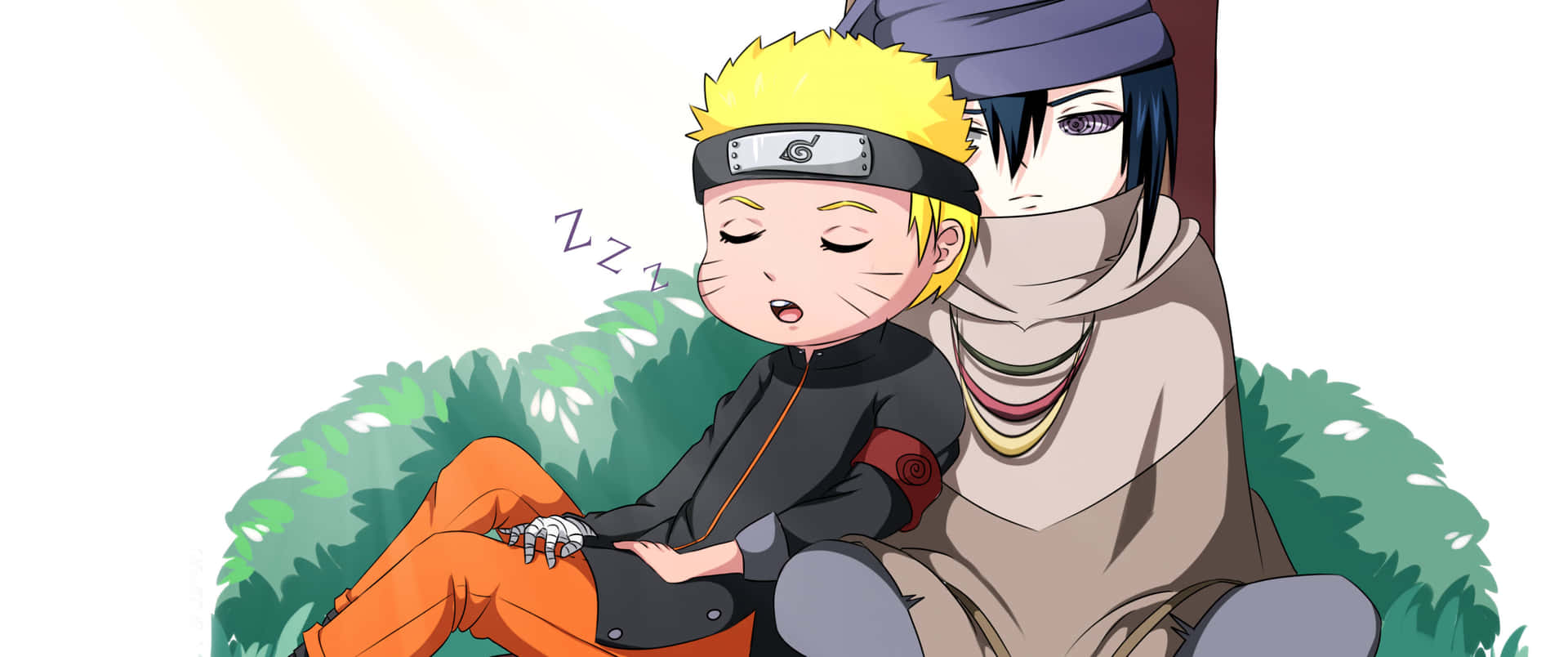 Adorable Sasuke Uchiha Looks On Wallpaper