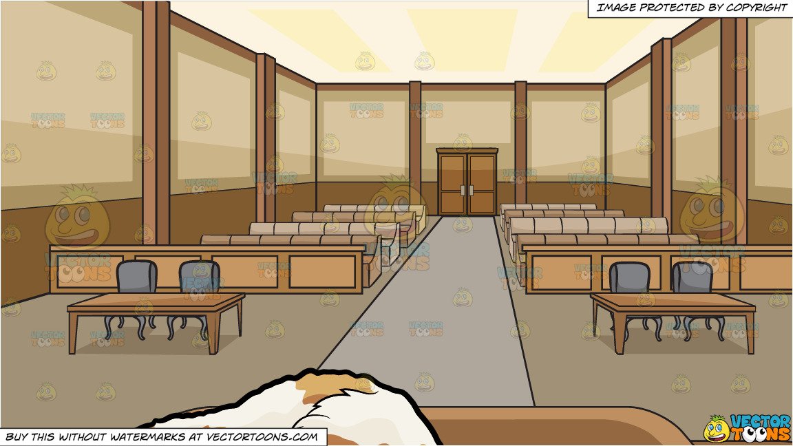 A Tired Borzoi Pet Dog And Inside Courtroom Background Clipart