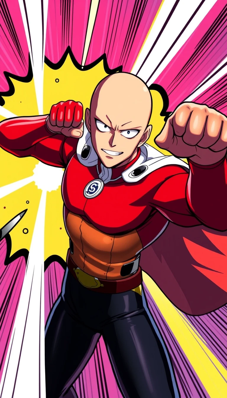 One Punch Man Phone Wallpaper