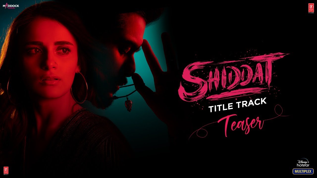 Shiddat Title Track Teaser Sunny Kaushal Radhika Madan