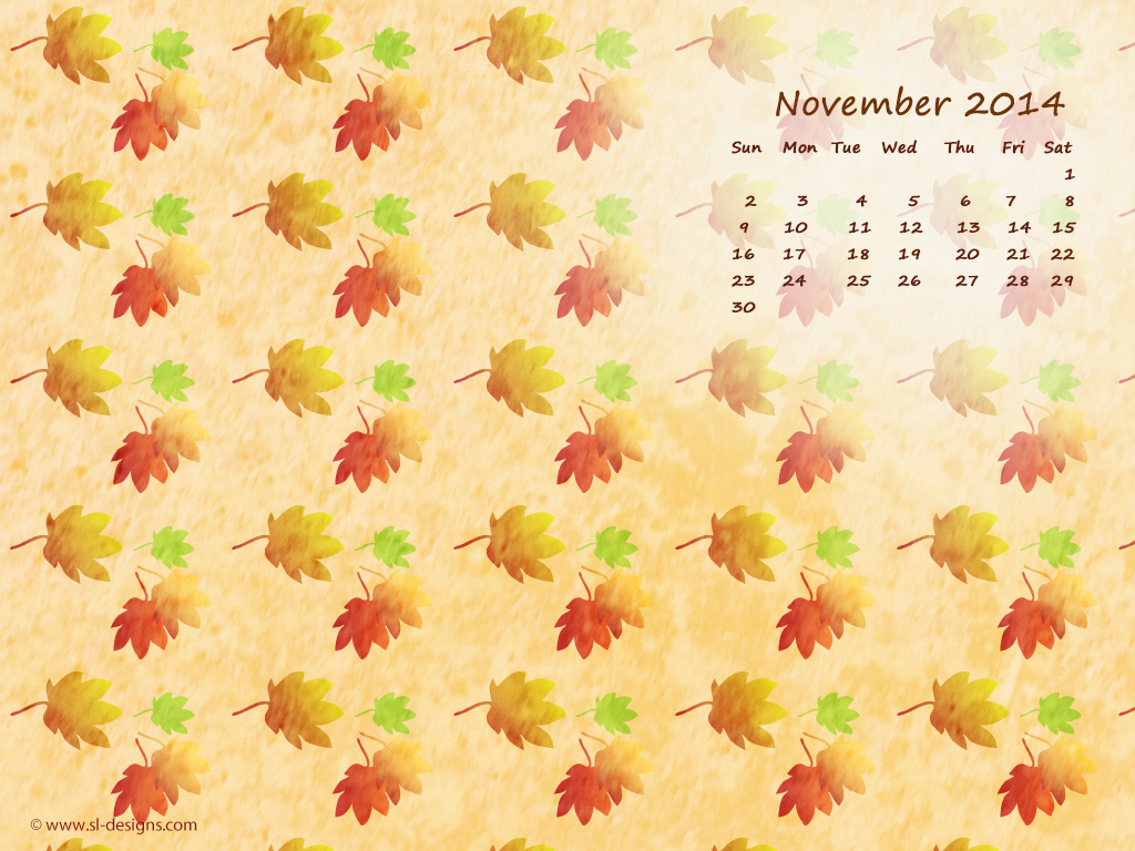 November Calendar Wallpaper For Your Desktop Web Site Email