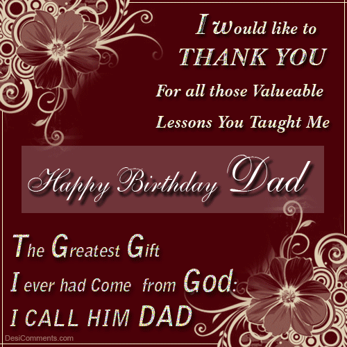 BirtHDay Wishes For Father Pictures Image Graphics