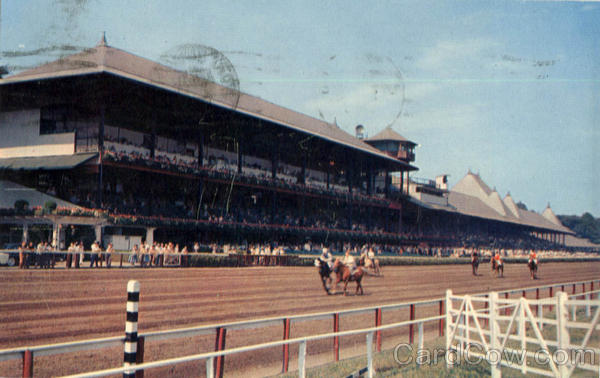 House And Grandstand Saratoga Race Track Springs New York