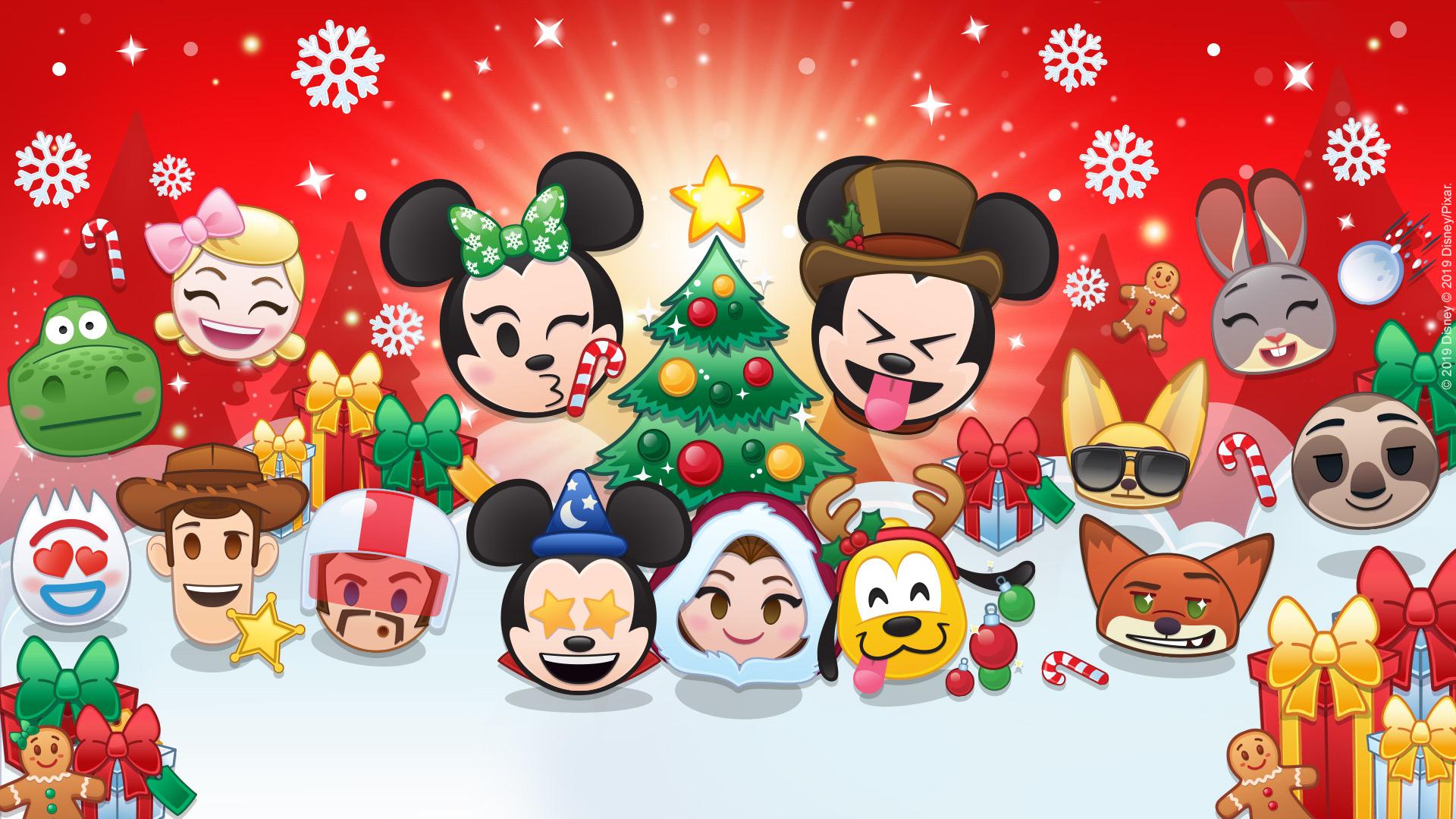 Disney Emoji This December celebrate the merry holiday season