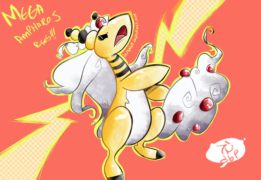 Mega Ampharos By Demonbp