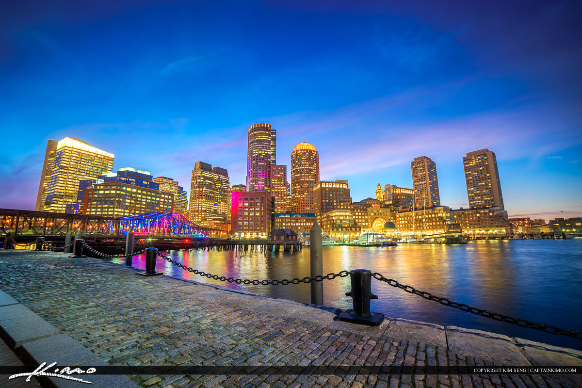 Boston City Skyline Wallpaper Picture Car Tuning