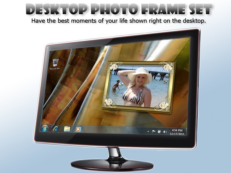 Screenshot Desktop Photo Frame Set Themes Wallpaper