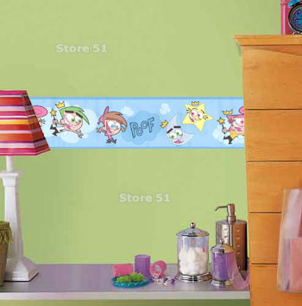 Fairly Odd Parents Wallpaper Border Boys Room Cartoon Border