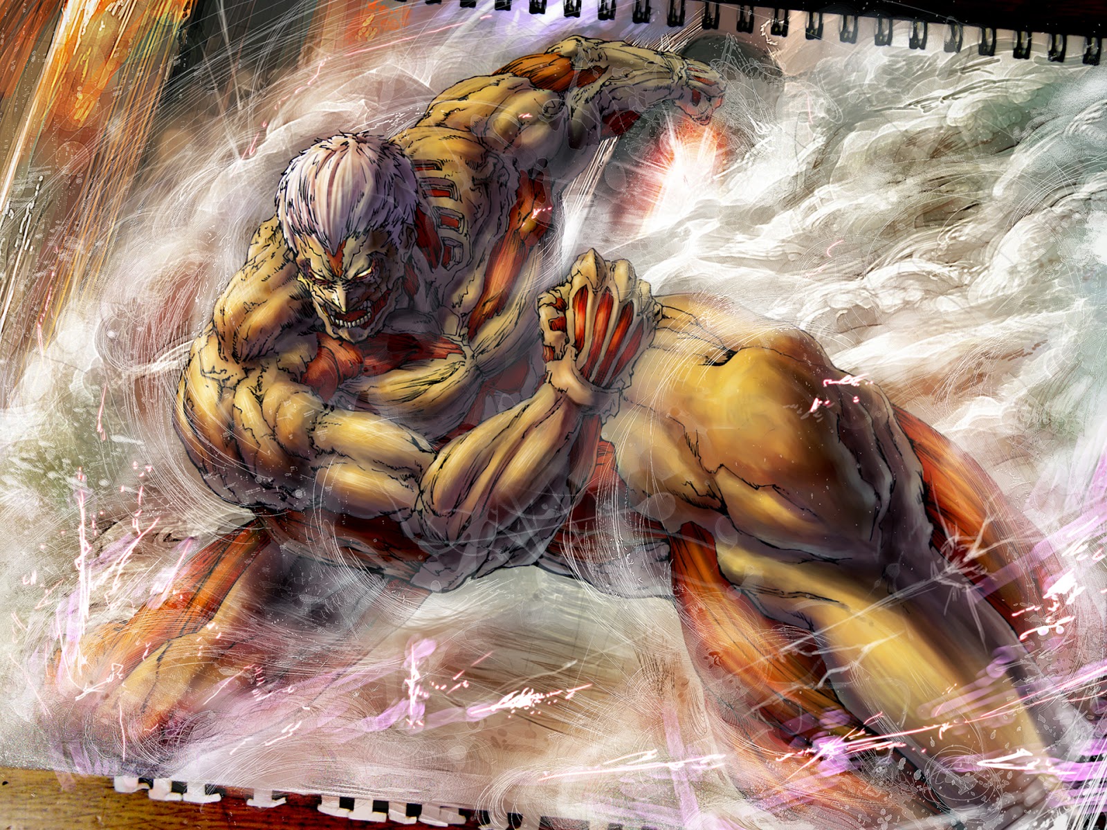 Attack On Titan Shingeki No Kyojin Anime Hd Background Wallpaper Photo