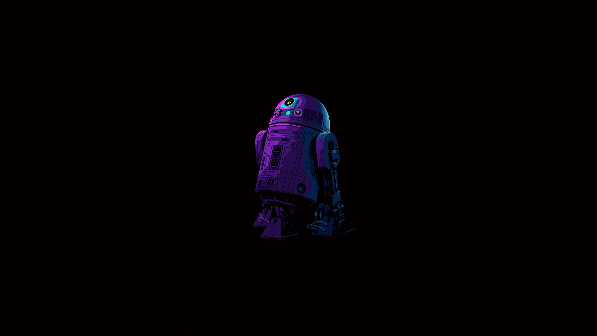 Robot Minimal Star Wars Wallpaper Full HD
