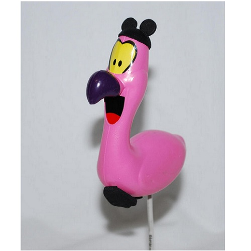 Disney Antenna Topper Fantasia Pink Flamingo With Mickey Ears