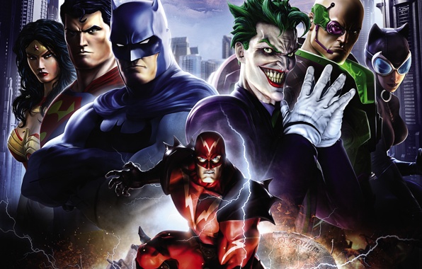 Dc Universe Online Lex Luthor Joker Catwoman Batman Wonder Woman