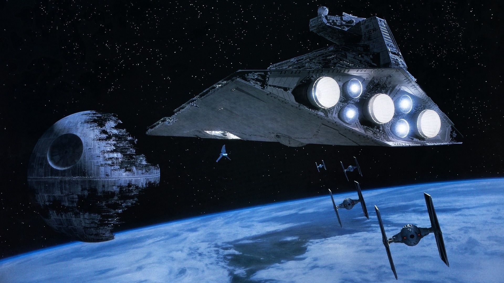 Wallpaper Star Wars Spaceship Imperial Destroyer Death