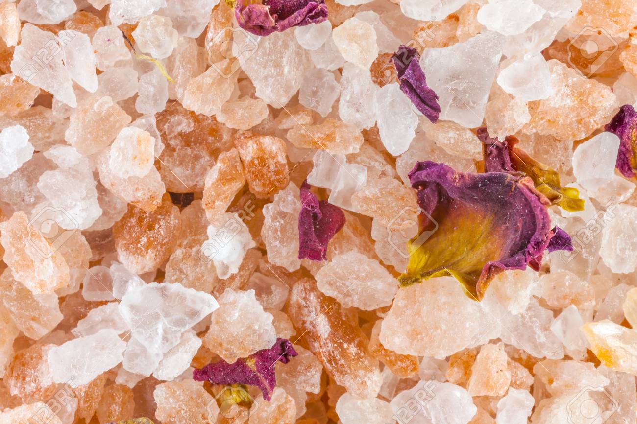 Bath Salt And Minerals Background Stock Photo Picture Royalty