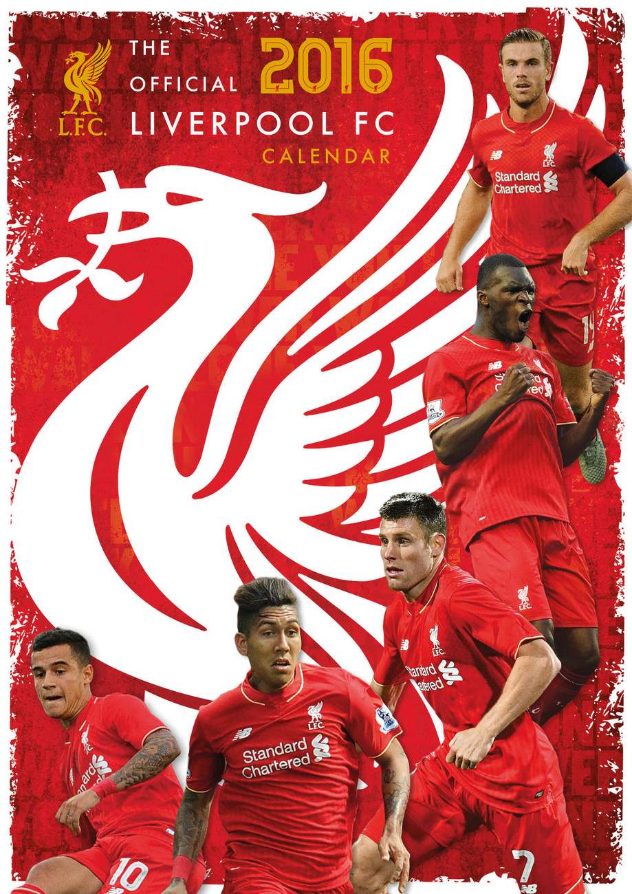 Liverpool FC Kalender 2018 p Europostersdk